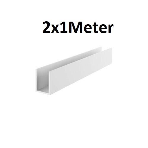 M 2x1 meter - "2,50€/m",
