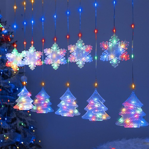 Schneeflocken lichtervorhang - schneeflocken,