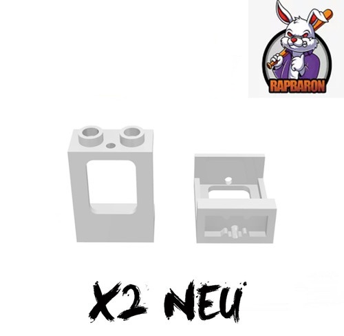 Lego 1x2x2 window - 2x, ●