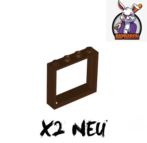 Lego 1x4x3 window - window, ●